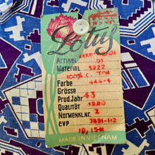 Load image into Gallery viewer, 1980's Vintage Deadstock Geometric Blue Funky L/S Shirt Sz XL - OOAK - Phoenix Menswear