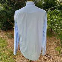 Load image into Gallery viewer, 1980's Vintage Western Pale Blue Cowboy Saddle L/S Shirt Snaps Sz M - OOAK - Phoenix Menswear
