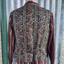 Load image into Gallery viewer, 1980's Vintage Women's Tapestry Vest Tan Sz S - OOAK - Phoenix Menswear
