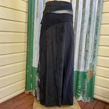 Load image into Gallery viewer, 1990's 'OHDD' Avant-Garde Black Grey Goth Long Skirt Sz - OOAK - Phoenix Menswear