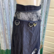 Load image into Gallery viewer, 1990's 'OHDD' Avant-Garde Black Grey Goth Long Skirt Sz - OOAK - Phoenix Menswear