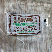 Load image into Gallery viewer, 1990's Vintage Western Pinstripe White L/S Shirt Snaps Sz M - OOAK - Phoenix Menswear