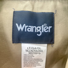Load image into Gallery viewer, 1990's Vintage Wrangler Starched Beige Khaki 'Tall' Shirt L/S Sz L - OOAK - Phoenix Menswear