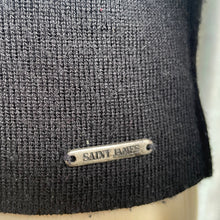 Load image into Gallery viewer, 1990's Women's Wool Blend Striped Jumper Pullover Black Rainbow Made in France Sz S - OOAK - Phoenix Menswear