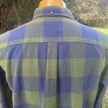 Load image into Gallery viewer, Deus Ex Machina Green Blue Check L/S Shirt Sz M - OOAK - Phoenix Menswear