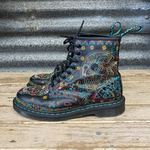 Load image into Gallery viewer, Doc Martens '1460 Skull' Leather 8 - hole Boots Day of the Dead Sz Mens US 9 - Womens US 10 - OOAK - Phoenix Menswear