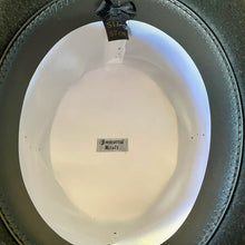 Load image into Gallery viewer, Immortal Kraft Wool Felt Top Hat - Orange Yellow Black Embroidered Trim Black Feathers Beads Sz M - OOAK - Phoenix Menswear