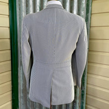 Load image into Gallery viewer, 1970's Vintage Men's Pin Stripe Blazer Blue White Made in Australia Sz S - OOAK - Phoenix Menswear
