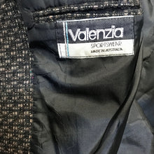Load image into Gallery viewer, 1980's Vintage Charcoal Woven Wool Blend Blazer Sz L - OOAK - Phoenix Menswear