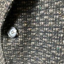 Load image into Gallery viewer, 1980's Vintage Charcoal Woven Wool Blend Blazer Sz L - OOAK - Phoenix Menswear