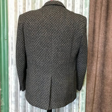 Load image into Gallery viewer, 1980's Vintage Charcoal Woven Wool Blend Blazer Sz L - OOAK - Phoenix Menswear