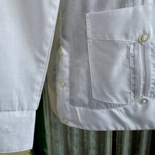 Load image into Gallery viewer, 1980's Vintage Crisp White Mexican Cotton L/S Shirt Sz M - OOAK - Phoenix Menswear