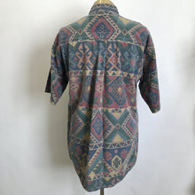 Load image into Gallery viewer, 1980's Vintage Geometric Design S/S Shirt Sz M - OOAK - Phoenix Menswear