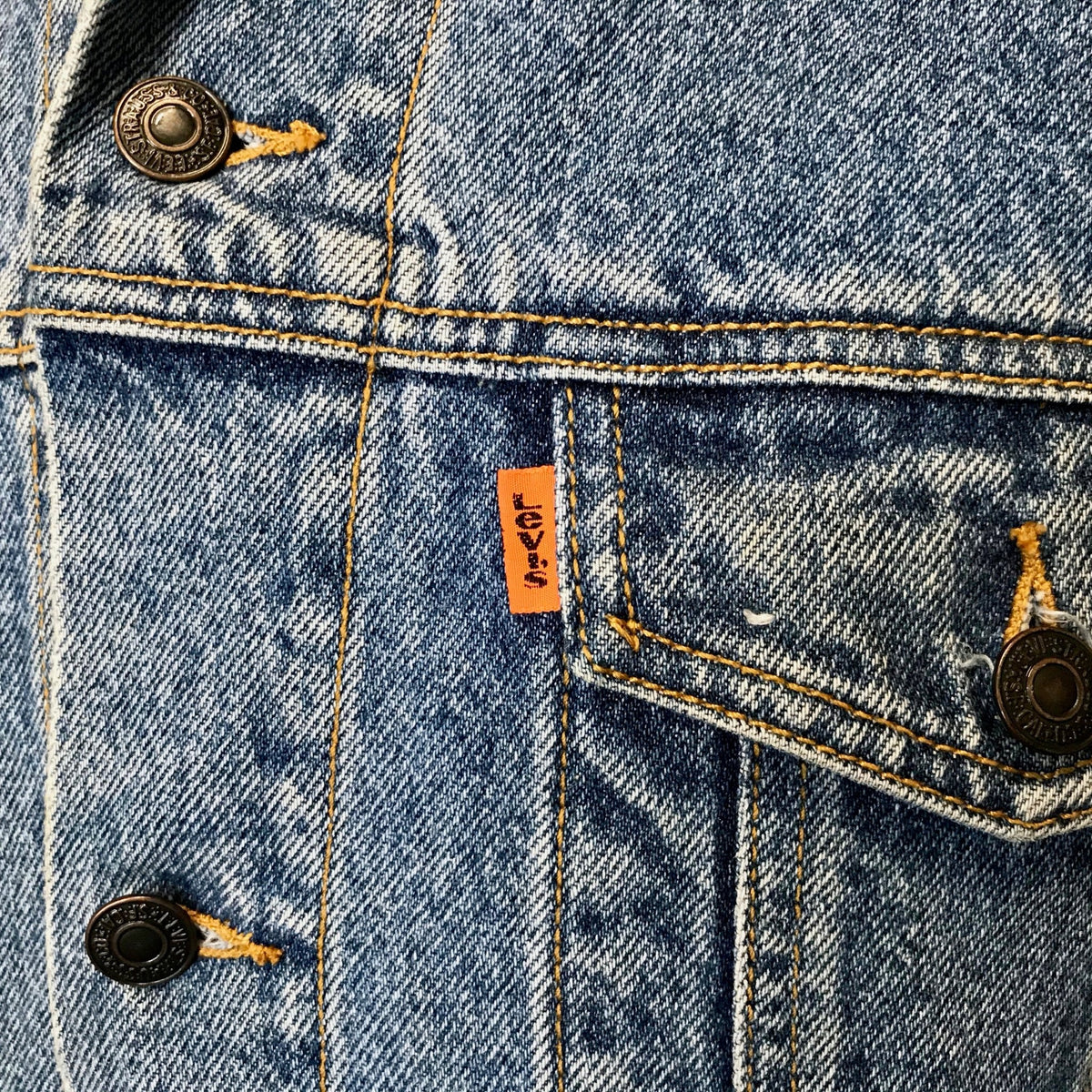 Levi's orange tab trucker jacket new arrivals