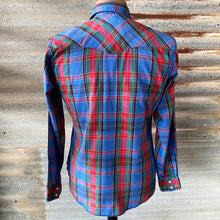 Load image into Gallery viewer, 1980's Vintage L/S Wrangler Western Shirt in Multicolour Plaid Sz M - OOAK - Phoenix Menswear