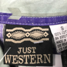 Load image into Gallery viewer, 1980's Vintage Purple Western L/S Shirt Sz S - OOAK - Phoenix Menswear