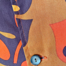 Load image into Gallery viewer, 1980's Vintage S/S Hawaiian Print Shirt Brown Orange Leaf Print Sz XL - OOAK - Phoenix Menswear