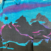 Load image into Gallery viewer, 1980's Vintage Western Blue Black Mountains L/S Cotton Shirt Sz XL - OOAK - Phoenix Menswear