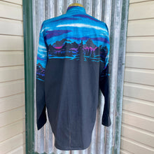 Load image into Gallery viewer, 1980's Vintage Western Blue Black Mountains L/S Cotton Shirt Sz XL - OOAK - Phoenix Menswear