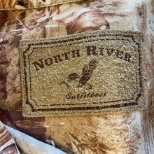 Load image into Gallery viewer, 1980's Vintage Western Deer Print Brown Cream L/S Shirt Sz L - OOAK - Phoenix Menswear