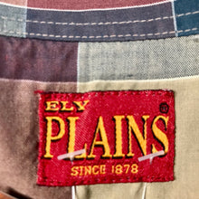 Load image into Gallery viewer, 1980's Vintage Western Shirt Burgundy, Blue Check S/S Sz XXL - OOAK - Phoenix Menswear