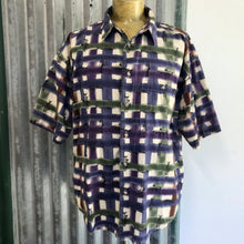 Load image into Gallery viewer, 1990's Men's Check Fish Print S/S Shirt Sz XL - OOAK - Phoenix Menswear