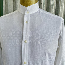 Load image into Gallery viewer, 1990's Pierre Cardin Crisp White L/S Shirt Mandarin Collar Sz M - OOAK - Phoenix Menswear