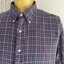 Load image into Gallery viewer, 1990's Ralph Lauren Blue Check L/S Shirt Sz XL - OOAK - Phoenix Menswear