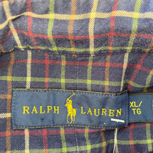 Load image into Gallery viewer, 1990's Ralph Lauren Blue Check L/S Shirt Sz XL - OOAK - Phoenix Menswear