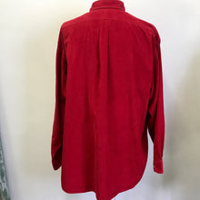 Load image into Gallery viewer, 1990's Ralph Lauren Red Corduroy Preloved L/S Shirt Sz XL - OOAK - Phoenix Menswear