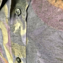 Load image into Gallery viewer, 1990's Vintage Abstract Design Purple L/S Shirt Sz XXL - OOAK - Phoenix Menswear