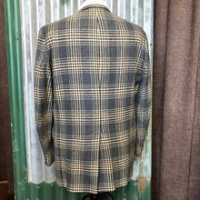 Load image into Gallery viewer, 1990's Vintage Johnny Appleseed Check Blazer Blue Grey Sz XL - OOAK - Phoenix Menswear