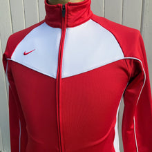 Load image into Gallery viewer, 1990's Vintage Nike Track Top Light Jacket Red White Sz XS - OOAK - Phoenix Menswear