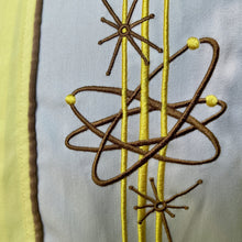 Load image into Gallery viewer, 1990's Vintage Retro 1950's Style Embroidered Yellow White S/S Shirt Sz XS - OOAK - Phoenix Menswear