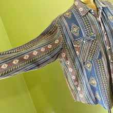 Load image into Gallery viewer, 1990's Vintage Western Aztec Print L/S Shirt Multicoloured Sz L - OOAK - Phoenix Menswear