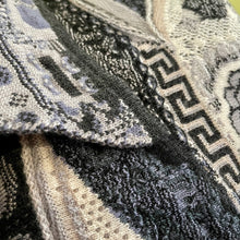 Load image into Gallery viewer, 1990's Vintage Wool Grey Blue Abstract Design Cardigan Jumper Made in Australia Sz M - OOAK - Phoenix Menswear