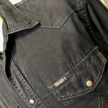 Load image into Gallery viewer, 1990's Vintage Wrangler Black Denim L/S Shirt Sz S - OOAK - Phoenix Menswear