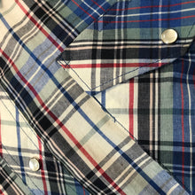 Load image into Gallery viewer, 1990's Vintage Wrangler Western S/S Shirt Blue Sz XL - OOAK - Phoenix Menswear