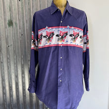 Load image into Gallery viewer, 1980's Vintage American Eagle L/S Shirt Red White Blue Sz XL - OOAK - Phoenix Menswear