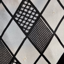 Load image into Gallery viewer, 1970s Classic Vintage L/S Shirt Black White Geometric Design Sz M - OOAK - Phoenix Menswear