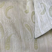 Load image into Gallery viewer, 1970's Vintage Pale Green L/S Shirt Paisley Design Sz M - OOAK - Phoenix Menswear