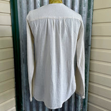 Load image into Gallery viewer, 1970's Vintage White Handmade Cream Cheesecloth Pullover L/S Shirt Sz M - OOAK - Phoenix Menswear