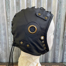 Load image into Gallery viewer, Aviator Cap Black Lace Up Adjustable Size - Phoenix Menswear