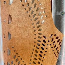 Load image into Gallery viewer, Boho Vest Faux Suede Fringe Laser Cut Unisex Waistcoat One Size - New - Phoenix Menswear