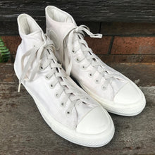Load image into Gallery viewer, Converse High Top Chuck Taylor All Stars Cream - Mens Sz 8.5 - Women's Sz 10.5 - OOAK - Phoenix Menswear