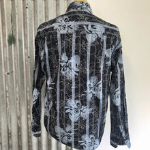 Load image into Gallery viewer, Diesel Navy Abstract Floral Stripe L/S Shirt Sz XL - OOAK - Phoenix Menswear