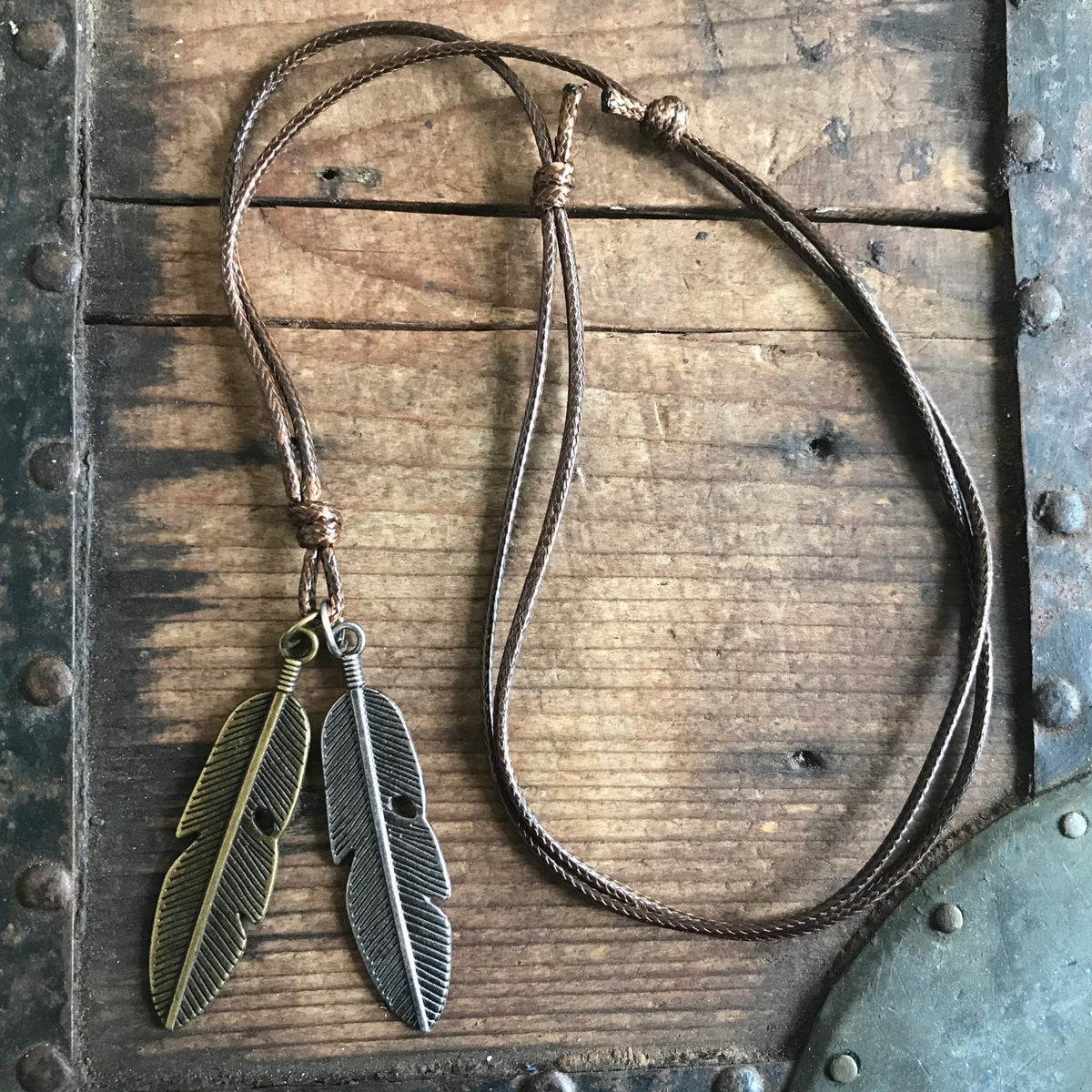 Native american deals feather necklace