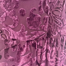 Load image into Gallery viewer, Free People Women's L/S Velvet Burnout Tunic Dress in Purple Sz S - OOAK - Phoenix Menswear