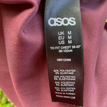 Load image into Gallery viewer, Men's Purple Velvet Asos T-Shirt Embroidered Red Rose S/S Sz M - OOAK - Phoenix Menswear