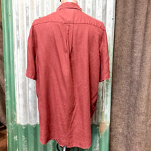 Load image into Gallery viewer, Rust Hemp Tencel Blend S/S Shirt Sz XL - OOAK - Phoenix Menswear